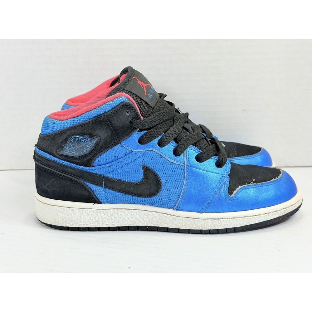 Nike Air Jordan 1 Phat Neptune Blue Black Siren Red GS 7Y 364781-408